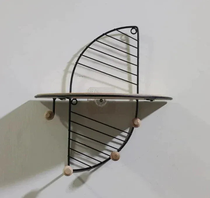 Metal Wall Mounted Storage Shelf – Sleek & Sturdy Wall Organizer by ruhdecor