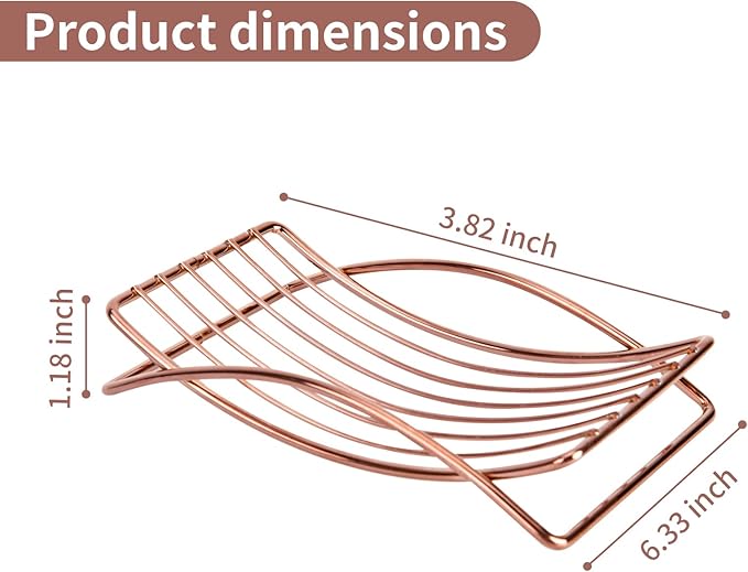 Bathroom, Soap Tray Rust-Proof Self Draining