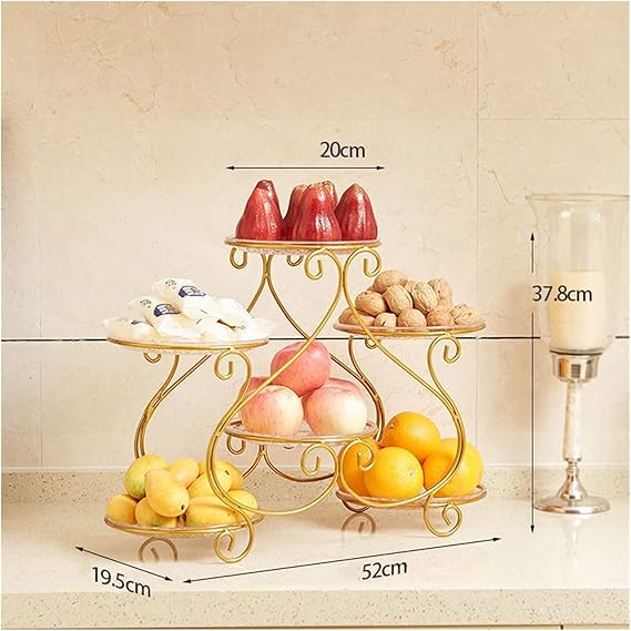Fruit Stand Multi Layer Fruit Basket, Large Capacity