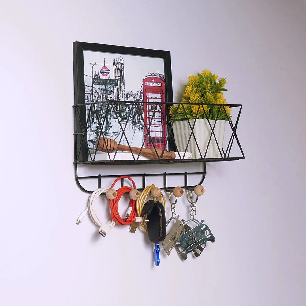 Shelf used in a hallway or corridor