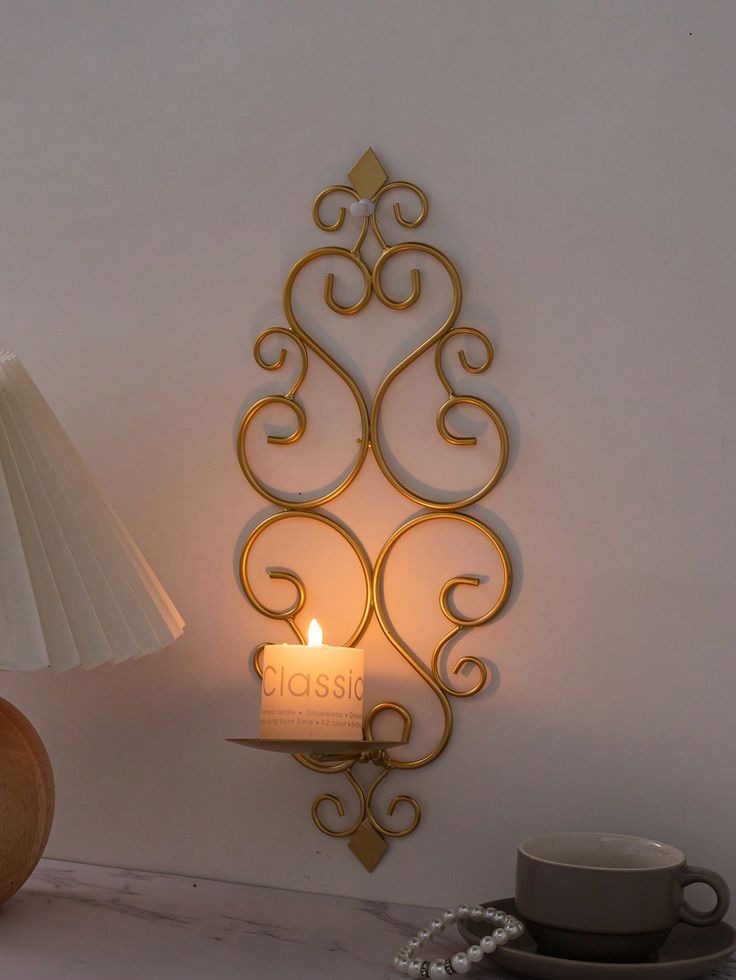 Traditional-style candle holder for Pakistani home