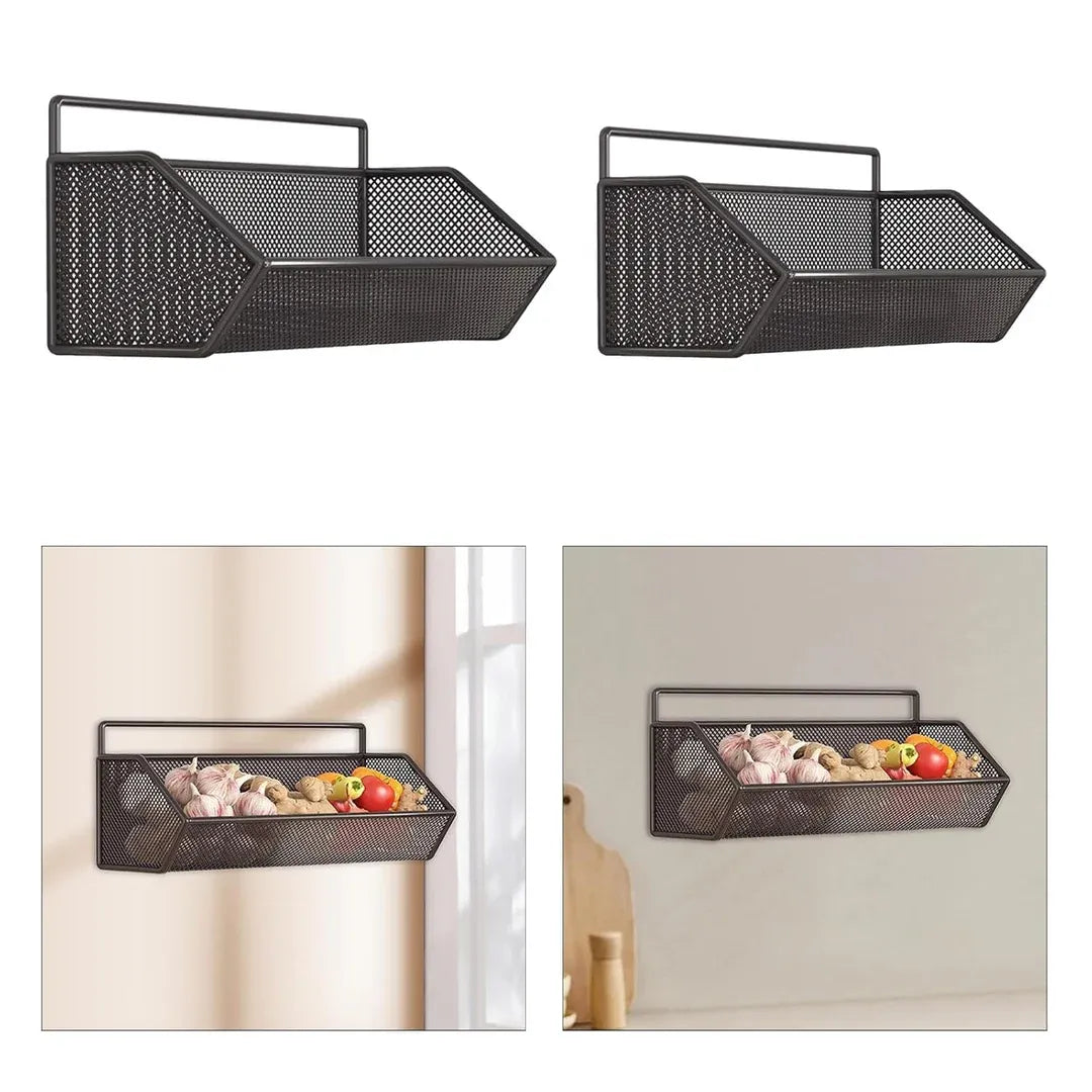 Double Layer Storage Basket | Kitchen & Home Organizer