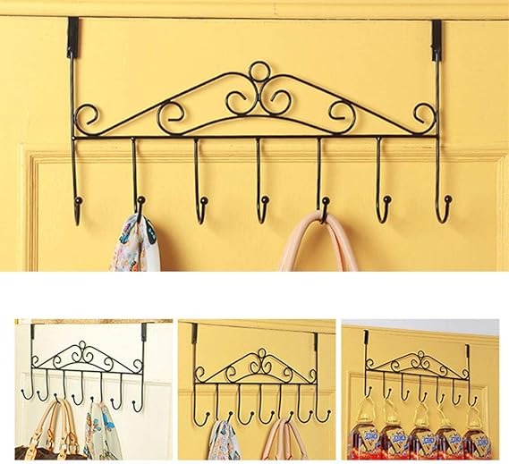 Hanger used in a bathroom for towels