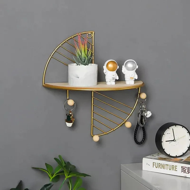 Shelf installed in a kitchen for storage