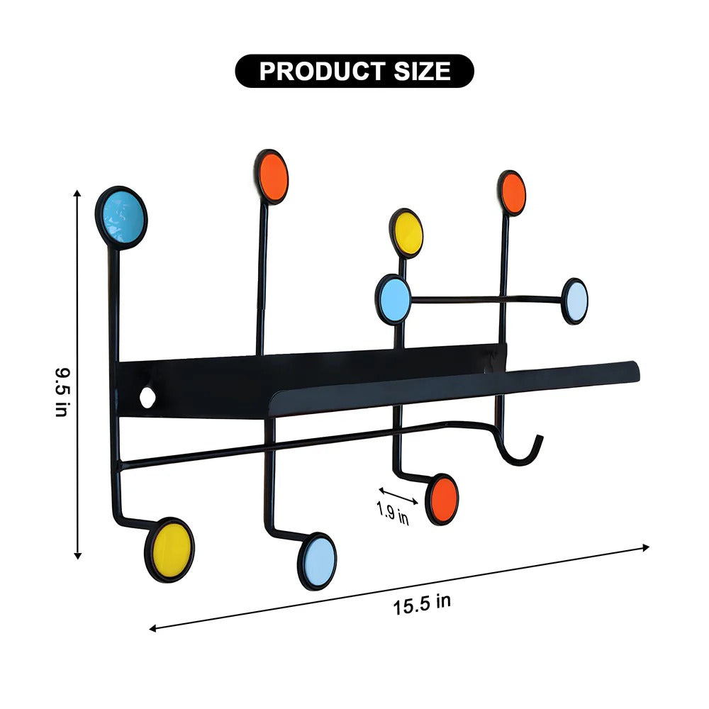 Nordic-style wall shelf showing minimalist design and rectangular shape