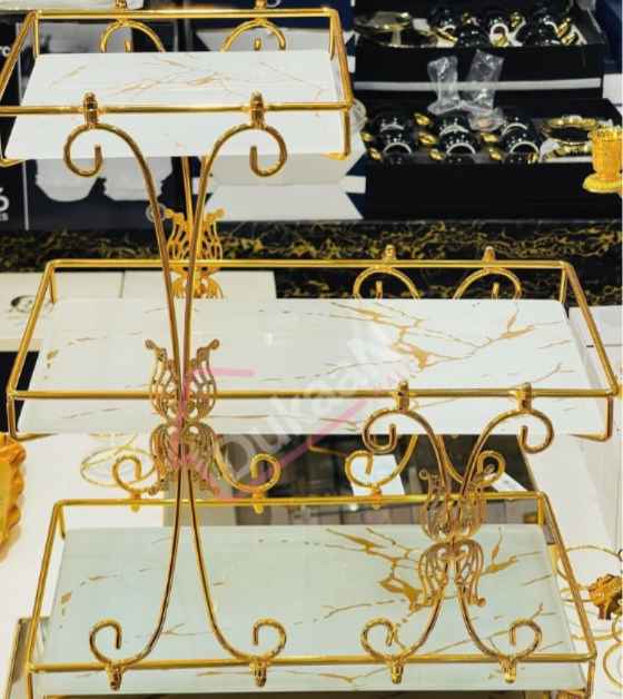 3-Tier Square Shaped Organizer for cosmetic, kitchen and bathroom