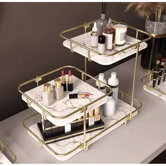 3-Tier Makeup and Perfume Organizer for Dressing Table & Countertop Storage - Dukaanwali  - 