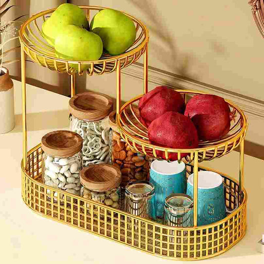 3 Layer Fruit Rack front view – ideal for kitchen or pantry