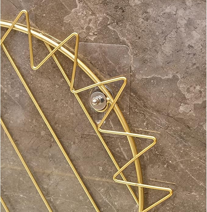 Bathroom Shelf Bathroom Shelf Wall Mounted Metal Towel Rack - Dukaanwali