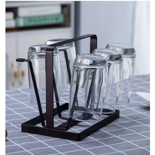 Front view of coffee mug holder and drying rack – ruhdecor