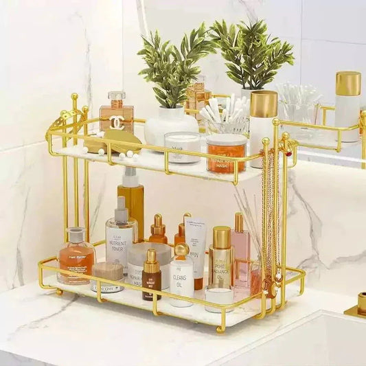 Iron Cosmetics Storage Rack