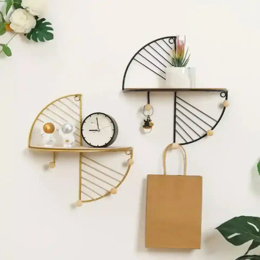 Metal Wall Mounted Storage Shelf – Sleek & Sturdy Wall Organizer by ruhdecor