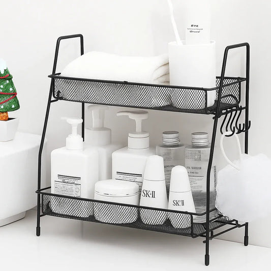 2-Tier Countertop Bathroom Shelf Organizer