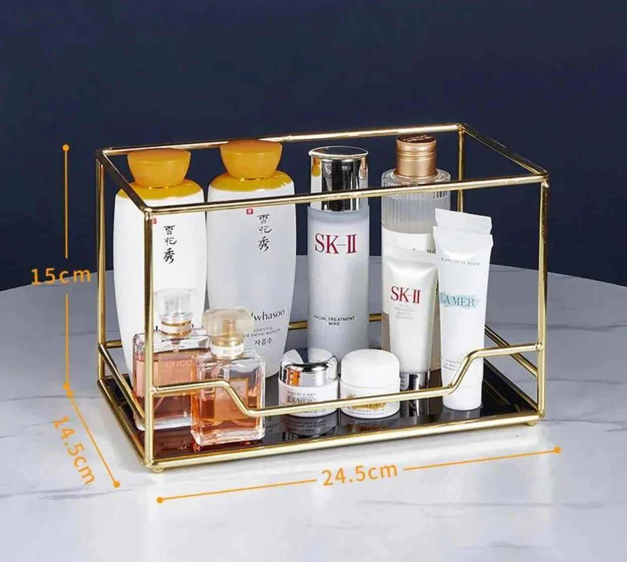 Cosmetics Tray - Skincare, Perfume & Makeup Organizer
