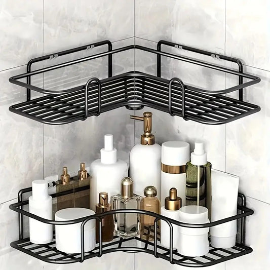 Bathroom Corner Shelf Wall Mounted with adhesive hook